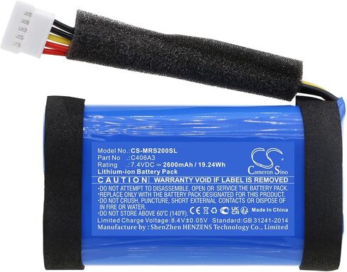 Cameron Sino Battery for Marshall Stockwell II PN:Marshall C406A3 2600mAh / 19.24Wh in Saudi Arabia