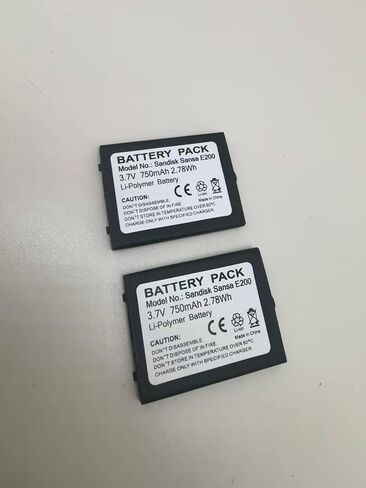 بطارية 2PCS لـ SanDisk Sansa MP3 E250 E260 E250R E260 in Kuwait