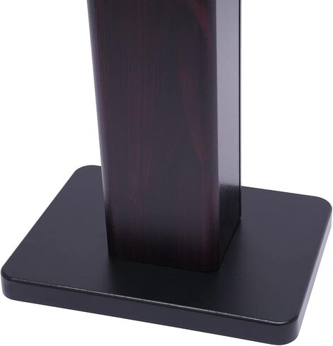 Universal Speaker Stands Pair for Surround Sound, 28" Floor Speaker Stands Bookshelf Speaker Stand Up to 30LBS for Home Theater (Black Walnut) in Saudi Arabia