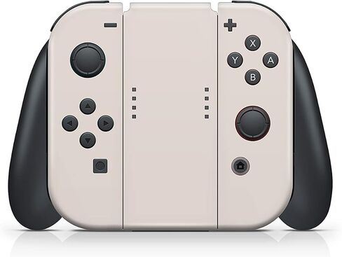 Tacky Design Classic Solid Color Switch Skin Wrap Cover, Cream Skin for Nintendo Switch, Premium Vinyl 3M Full Wrap Decal (Cream, Nintendo Switch (2017)) in Saudi Arabia