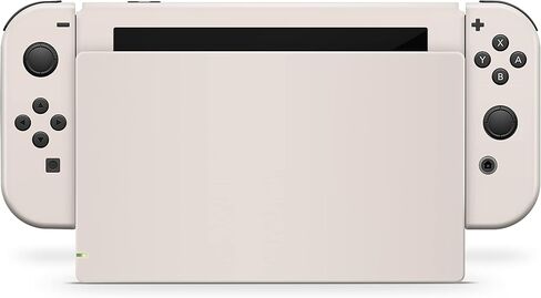 Tacky Design Classic Solid Color Switch Skin Wrap Cover, Cream Skin for Nintendo Switch, Premium Vinyl 3M Full Wrap Decal (Cream, Nintendo Switch (2017)) in Saudi Arabia