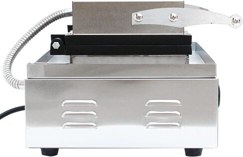 1550W 10 شبكات آلة صانع وافل البلجيكية مع درجة الحرارة والتحكم في الوقت 122-572 ℉ ، 0-5 دقائق ، فطائر الفطائر التجارية غير الهاوية الحديد مع 10 قوالب ، in Kuwait