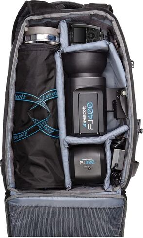 Westcott FJ400 Strobe 1 Light Backpack Kit With FJ-X3 M Universal Wireless Trigger and Eyelighter Bundle (22 عنصرًا) in Saudi Arabia