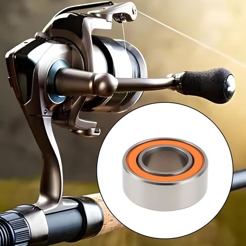 4pcs 5x10x4mm Stainless Steel Hybrid Ceramic Ball Bearing Suitable for Most Fishing Gear in Saudi Arabia