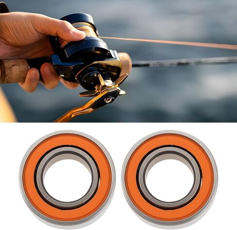4pcs 5x10x4mm Stainless Steel Hybrid Ceramic Ball Bearing Suitable for Most Fishing Gear in Saudi Arabia