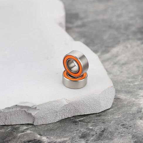 4pcs 5x10x4mm Stainless Steel Hybrid Ceramic Ball Bearing Suitable for Most Fishing Gear in Saudi Arabia