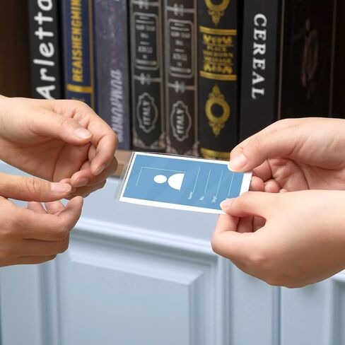 50 PCS Matte Self Lafficive Chloys Card Card Card Process لـ 2.6 × 3.9 بوصة 10 مللي شارة شارة مقاومة للماء لا توجد حرارة للحماية في مكتب الائتمان المدرسي in Saudi Arabia