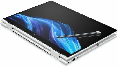 HP EliteBook 8 Flip G1i 13.3" Touchscreen Convertible 2 in 1 Notebook - WUXGA - Intel Core Ultra 7 265U - vPro Technology - 16 GB - 512 GB SSD - English Keyboard - Glacier Silver in Saudi Arabia