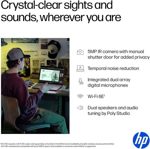 HP 2025 New Envy X360 2-in-1 Laptop ، Omnibook X Flip 16 "شاشة تعمل باللمس 2K IPS ، AMD Ryzen AI 5 340 ، 16GB LPDDR5X RAM in Saudi Arabia