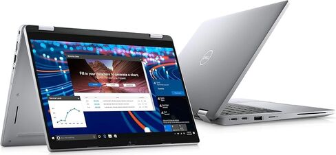 Dell Latitude 5320 2-in-1 laptop touchscreen ، Windows 11 Pro ، Intel I5-1135G7 ، 13.3 "FHD (1920x 1080) ، 512GB SSD ، 16GB RAM ، لوحة المفاتيح الخلفية (متجددة) in Saudi Arabia