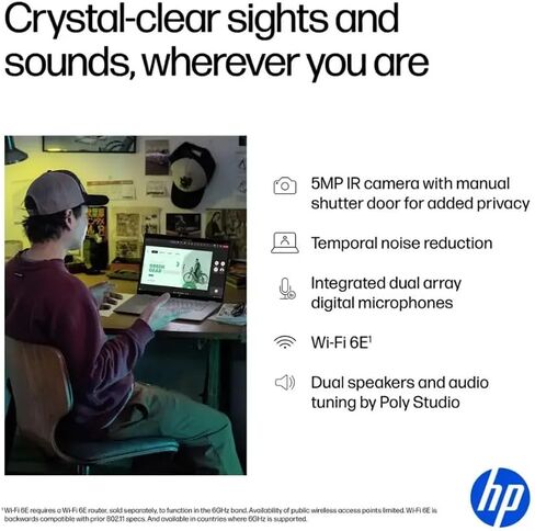 HP OmniBook X Flip 2in1 Copilot+ Laptop, 16" 2K Touchscreen, AMD Ryzen AI 5 >i7-1355U, 16GB LPDDR5x RAM 1TB SSD, Backlit KB, Up to 21 Hrs Batterylife, Windows11 +BWE Accessories,Successor to Envy x360 in Saudi Arabia