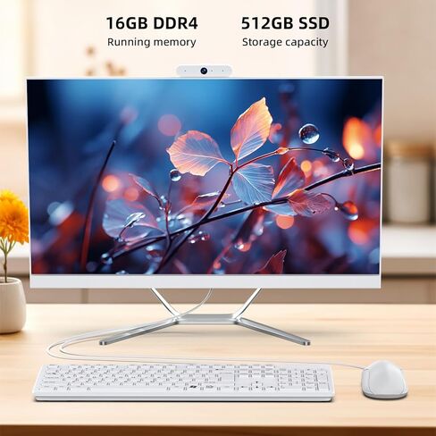 الكمبيوتر المكتبي الكل في واحد ، كمبيوتر سطح المكتب الكل في واحد ، كاميرا الويب HD ، معالج Celeron N100 (حتى 3.40 جيجا هرتز) ، ذاكرة وصول عشوائي 16 جيجابايت ، تخزين 512 جيجابايت ، معالج فائق الكفاءة ، من النوع C ، الماوس ولوحة المفاتيح ، ويندوز 11 Pro in Saudi Arabia