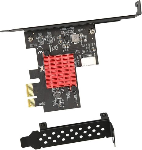 DILWE USB 3.2 GEN 2 TYPE Type E Front Panel Card ، محول عالي السرعة 10 جيجابت في الثانية مع واجهة PCIE 3.0 X2 لـ 10 و 8 ، وحدة تحكم ASM3142 in Saudi Arabia