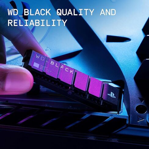 WD Black 1TB SN850P NVME SSD ، اقرأ: 7300MB/S وكتابة: 6300 ميجابايت/ثانية ، مرخصة لأجهزة PS5 - WDBBYV0010BNC -WRSN in Saudi Arabia