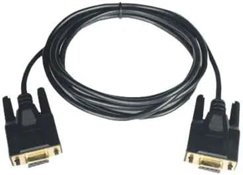 TRIPP Lite Eaton Series P450-006 6ft NULL MODEM CABLE SERIAL DB9 أنثى أنثى RS232 مطلية بالذهب المقولبة لجهاز التوجيه المودم للكمبيوتر الشخصي ، حزمة العناية السحابية مسبقًا مؤهلة (1 حزمة) in Kuwait