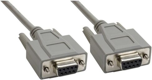 Amphenol, CS-DSNULW19FF-005, Cable - DB9 Female/Female Null Modem Male 5' (5 Items) in Saudi Arabia