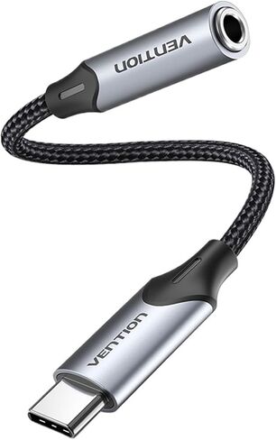 1Pcs USB C to 3.5mm Jack Earphone Type C to 3.5 Headphone Adapter Audio Cable(Black BGMHF 1m) in Saudi Arabia