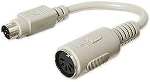 6" Adapter PS2 Mini Din 6 Male to Din 5 Female Cable in Saudi Arabia