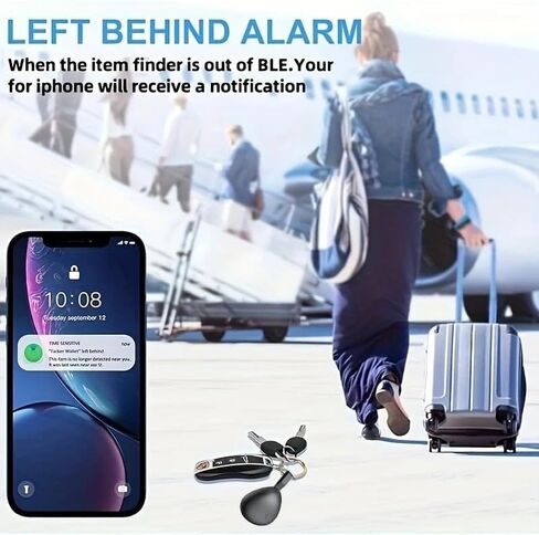 GPS Tracker للمركبات ، جهاز تتبع صغير للمركبات ، جهاز تعقب السيارات مخفي بدون اشتراك مع Find My (iOS فقط) ، Finder Key ، للأطفال ، الكلاب ، الأمتعة ، حقيبة (أسود ، 4 عبوات) in Saudi Arabia