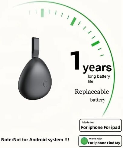 GPS Tracker للمركبات ، جهاز تتبع صغير للمركبات ، جهاز تعقب السيارات مخفي بدون اشتراك مع Find My (iOS فقط) ، Finder Key ، للأطفال ، الكلاب ، الأمتعة ، حقيبة (أسود ، 4 عبوات) in Saudi Arabia