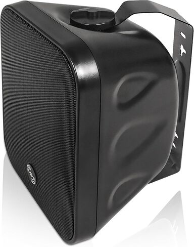 Sound Town Restaurant Bluetooth Amplifier + مجموعة مكبرات صوت سطحية ، مع مكبر صوت واحد 60 فولت/100 فولت مع Bluetooth ، مكبرات صوت سطحية 4 × 5.25 بوصة ، أسود (PAC180X4MS5B) in Saudi Arabia
