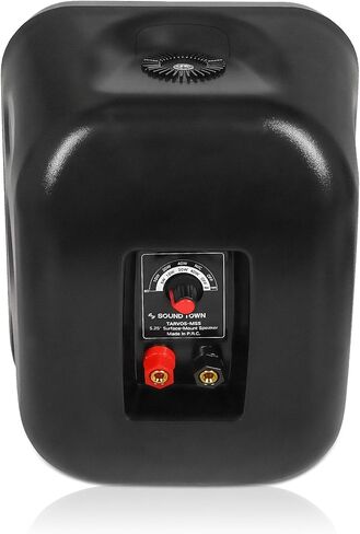 Sound Town Restaurant Bluetooth Amplifier + مجموعة مكبرات صوت سطحية ، مع مكبر صوت واحد 60 فولت/100 فولت مع Bluetooth ، مكبرات صوت سطحية 4 × 5.25 بوصة ، أسود (PAC180X4MS5B) in Saudi Arabia
