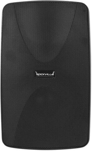 Rockville (12) WET-7020B Black 70V 5.25" Commercial Indoor/Outdoor Wall Speakers in Saudi Arabia