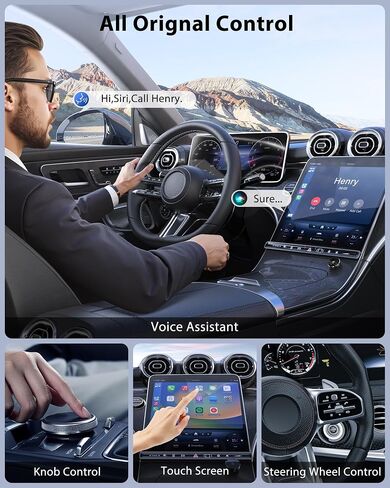2025 محول CarPlay اللاسلكي لـ iPhone ، يحول المصنع السلكي إلى Dongle اللاسلكية للسيارات من 2016 و iOS 10+ ، والتوصيل والتشغيل ، لا يوجد زمن انتقال in Saudi Arabia