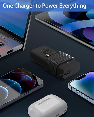 65W USB C AC AC ACTAPTER ADPTOP Charger متوافق مع Dell Latitude 3450 552. in Kuwait