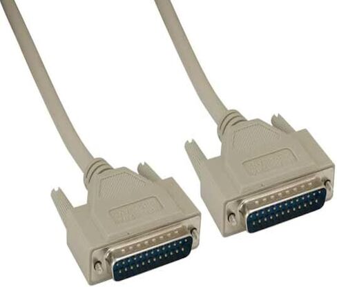 6 أقدام. IEEE -1284 DB25 ذكر إلى الذكور الكابل الموازي - البيج in Saudi Arabia