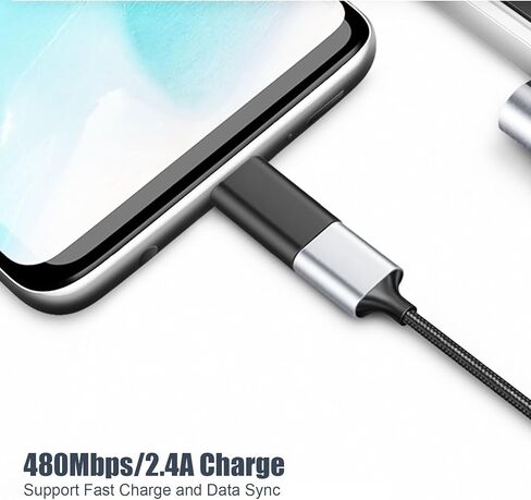 USB C إلى MICRO USB Adapter 5Pack ، Type C Female to Micro USB Male Male Convert Connection Charge ومزامنة البيانات المتوافقة مع Samsung Galaxy S7 S7 Edge و Nexus 5 6 والمزيد من أجهزة USB Micro in Kuwait