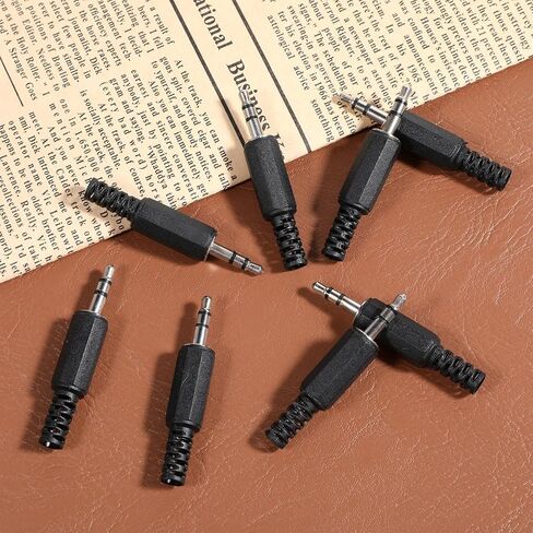 10pcs 3.5mm استبدال الإصلاح المكونات TRS 3 قطب استريو سدادات محول 1/8 "محولات جاك الأذنين جاك trs mono mal in Saudi Arabia