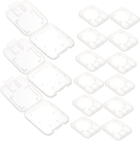 OperItacx 24PCS حالات بطاقة الذاكرة المحمولة منظمًا متوافقًا مع SD وبطاقات تخزين خفيفة الوزن مع تصميم مضغوط غطاء شفاف وحمل سهل in Kuwait