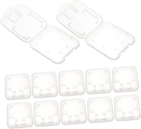 Homoyoyo 24pcs Portable Card Case Organizer Memory Card Storage Box Closure Lightweight and Compact Holder Protection and Easy Carry in Saudi Arabia