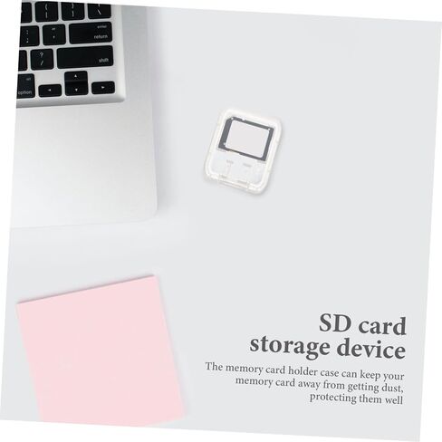 Homoyoyo 24pcs Portable Card Case Organizer Memory Card Storage Box Closure Lightweight and Compact Holder Protection and Easy Carry in Saudi Arabia