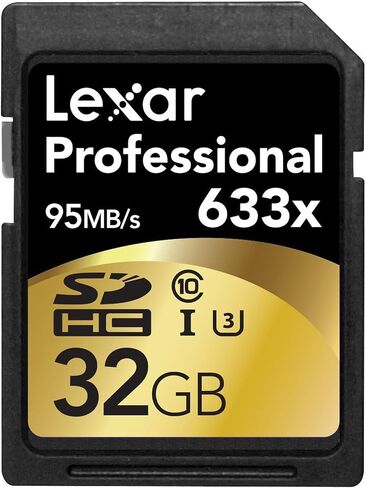 Lexar Professional 633x 64GB SDXC UHS-I/U3 Card (Up to 95MB/s Read) w/Image Rescue 5 Software - LSD64GCBNL633 in Saudi Arabia