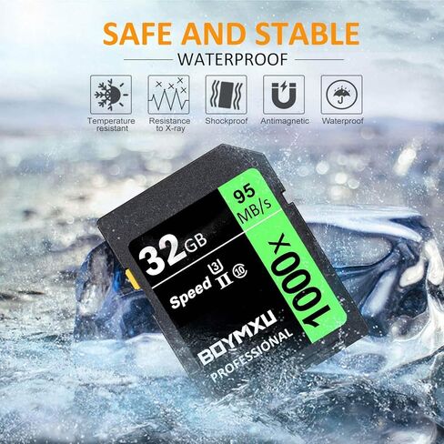 بطاقة ذاكرة 32 جيجابايت ، Boymxu Professional 1000 X Class 10 بطاقة u3 بطاقة الذاكرة متوافقة in Kuwait