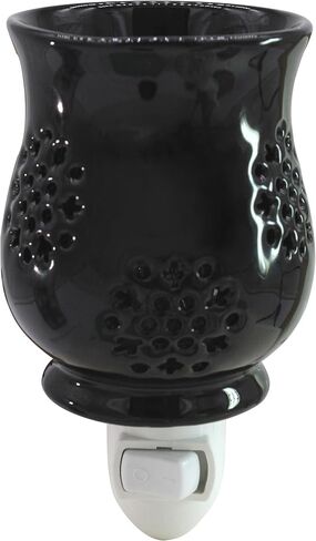 CVHOMEDECO. سخان كهربائي للشمع يذوب على الحائط، سخان عطر سيراميكي للشموع المعطرة، يذوب الشمع، الفطائر والزيوت العطرية، ديكور إضاءة ليلية، فانوس in Kuwait