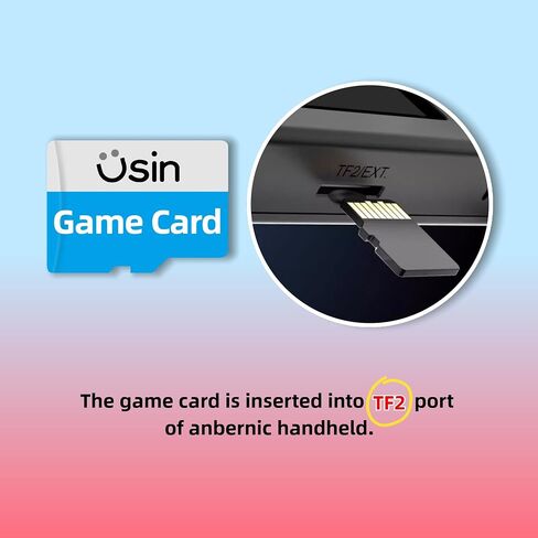 Usin Game Card for Anbernic Console, 128GB/256GB/512GB/1TB Storage, Up to 50000+ Games, 40+ Emulators, Compatible with RG35XX Pro/RG40XXV/RG35XX Plus/RG40XXH (512, GB) in Saudi Arabia