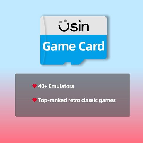 Usin Game Card for Anbernic Console, 128GB/256GB/512GB/1TB Storage, Up to 50000+ Games, 40+ Emulators, Compatible with RG35XX Pro/RG40XXV/RG35XX Plus/RG40XXH (512, GB) in Saudi Arabia