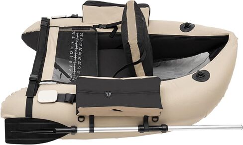 Float Tubes for Fishing with Pump, Oxford Cloth Inflatable Fishing Float Tube Fishing Raft Belly Boat,286.6 lbs Strong Load Capacity Waterproof for Fishing & Angling in Kuwait