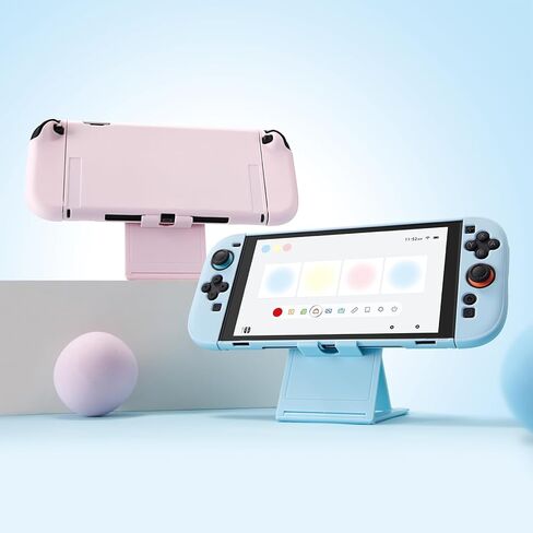 Geekshare Hard Case متوافق مع Nintendo Switch 2 (2025) ، وغطاء واقٍ مضاد للخلع لوحدة التحكم في التبديل ووحدة التحكم في الفرح ، والكرز الوردي in Kuwait