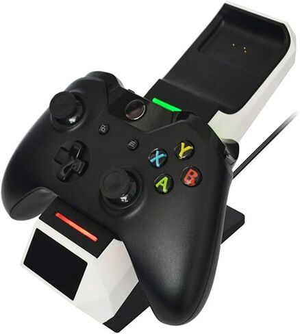Sara -u Dual Dock Charging Station Station Charger Charger Charger Dual Charging Dock Station متوافقة مع شحن - in Kuwait