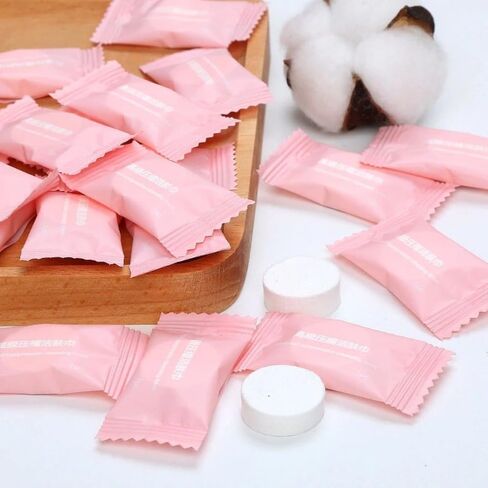 المناشف الماصة 10pcs الهدايا التي يمكن التخلص منها مناديل سفر القماش المناشف المصغرة المحمولة (10pcs) in Saudi Arabia