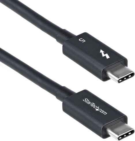 startech.com 1.5 قدم (50 سم) كابل Thunderbolt 5 ، 80 جيجابت في الثانية/120 جيجابت في الثانية ، 240W PD ، 8K 60Hz ، معتمد Thunderbolt ، TB5/TB4/USB4/USB-C in Saudi Arabia