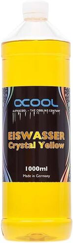 Alphacool Eiswasser - سائل تبريد مسبق - أصفر كريستال - 1000 مل (18546) in Saudi Arabia