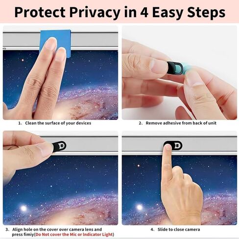 11 Pack Webcam Cover Slide Ultra-Thin Laptop Camera Protector Compatible with Laptop Computer iPad Phone 003in Thick Web Blocker Protect Your Privacy and Security in Saudi Arabia