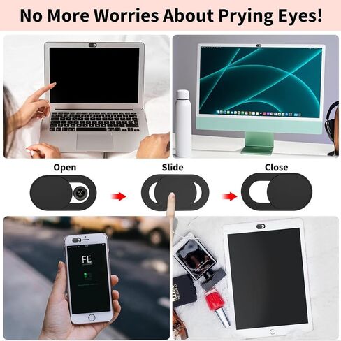 11 Pack Webcam Cover Slide Ultra-Thin Laptop Camera Protector Compatible with Laptop Computer iPad Phone 003in Thick Web Blocker Protect Your Privacy and Security in Saudi Arabia