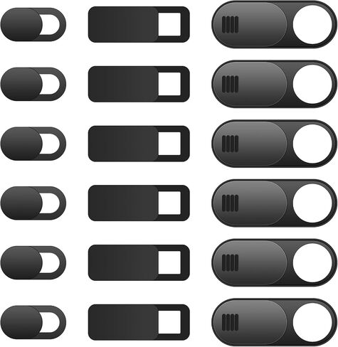 Webcam Camera Cover Slide, 18 Pcs Ultra-Thin Webcam Cover Slide for Laptop, Phone Camera Covers Slides, Computer Cameras Covers Slides- Fits Most Laptop Desktop PC Smartphone to Protect Privacy in Saudi Arabia