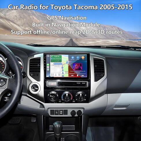 لترقية راديو Toyota Tacoma 2005-2015: Android 14 Car Stereo مع Carplay Android Auto - 9 بوصة وحدة الشاشة التي تعمل باللمس مع Bluetooth GPS Navigation 2+32g in Kuwait